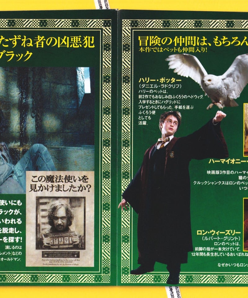 ハリー・ポッターとアズカバンの囚人 映画フライヤー Amazon.co.jp: ハリーポッターとアズカバンの囚人 – 映画