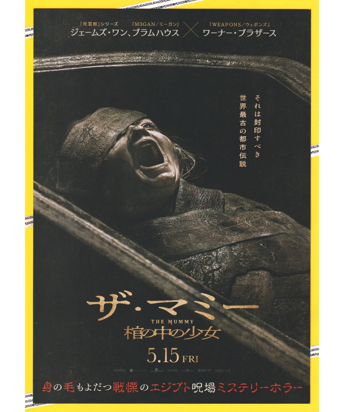 THE MUMMY ザ・マミー 棺の中の少女 | 映画チラシ・フライヤー 