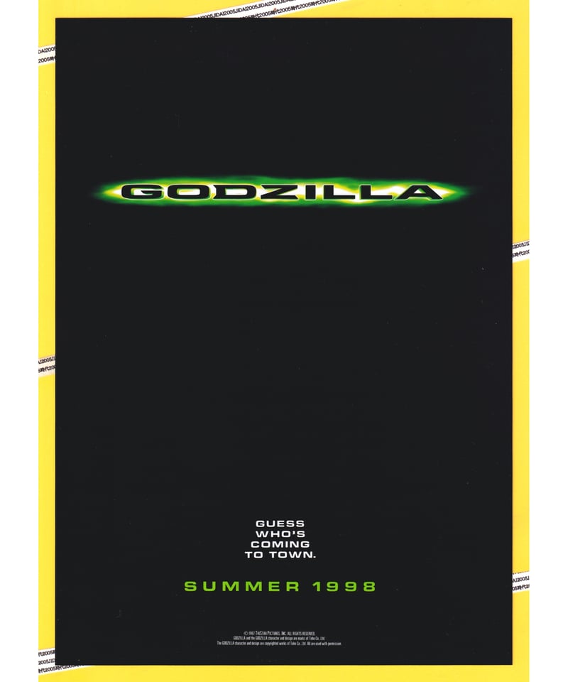 ①GODZILLA ゴジラ | 映画チラシ・フライヤー・パンフレット販売 大辞典