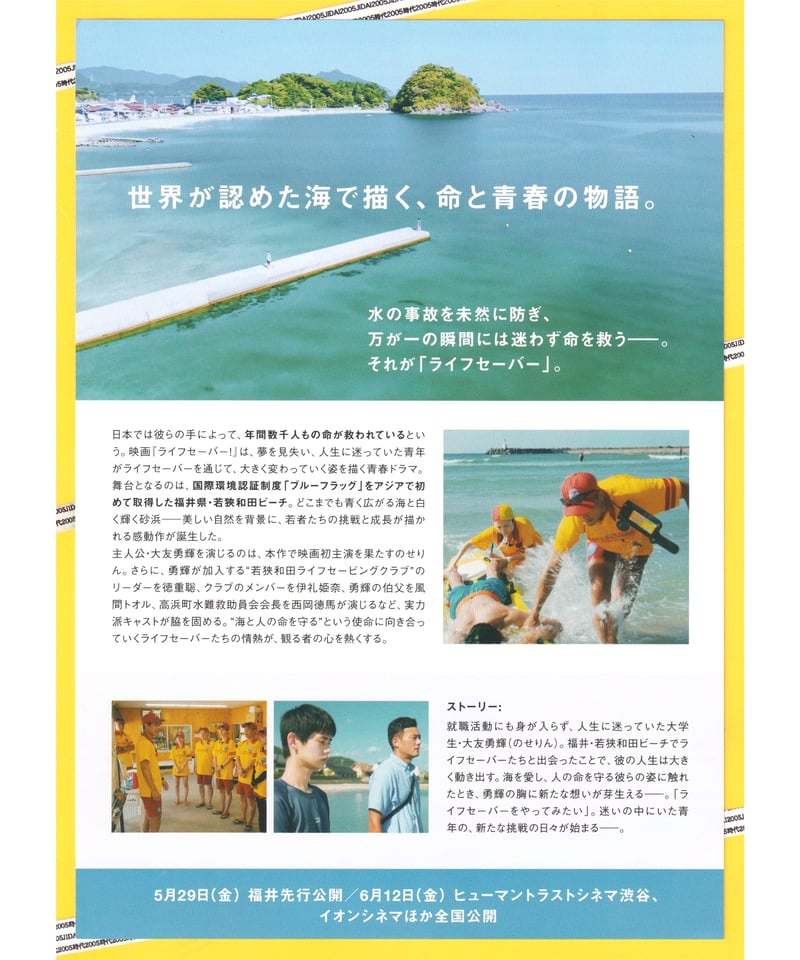 ライフセーバー！ | 映画チラシ・フライヤー・パンフレット販売 大辞典