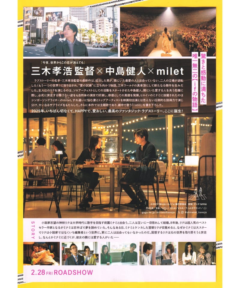 知らないカノジョ | 映画チラシ・フライヤー・パンフレット販売 大辞典