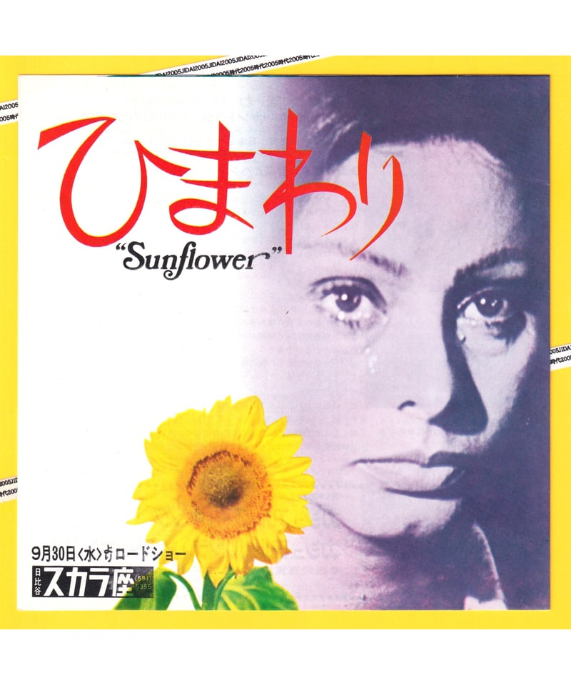 ひまわり【1970年初公開版】 | 映画チラシ・フライヤー・パンフレット