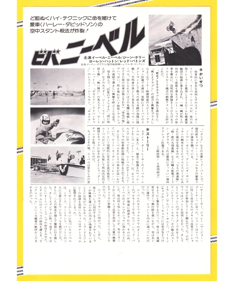 ビバ・ニーベル | 映画チラシ・フライヤー・パンフレット販売 大辞典 ビバ・ニーベル | 映画チラシ・フライヤー・パンフレット販売 大辞典