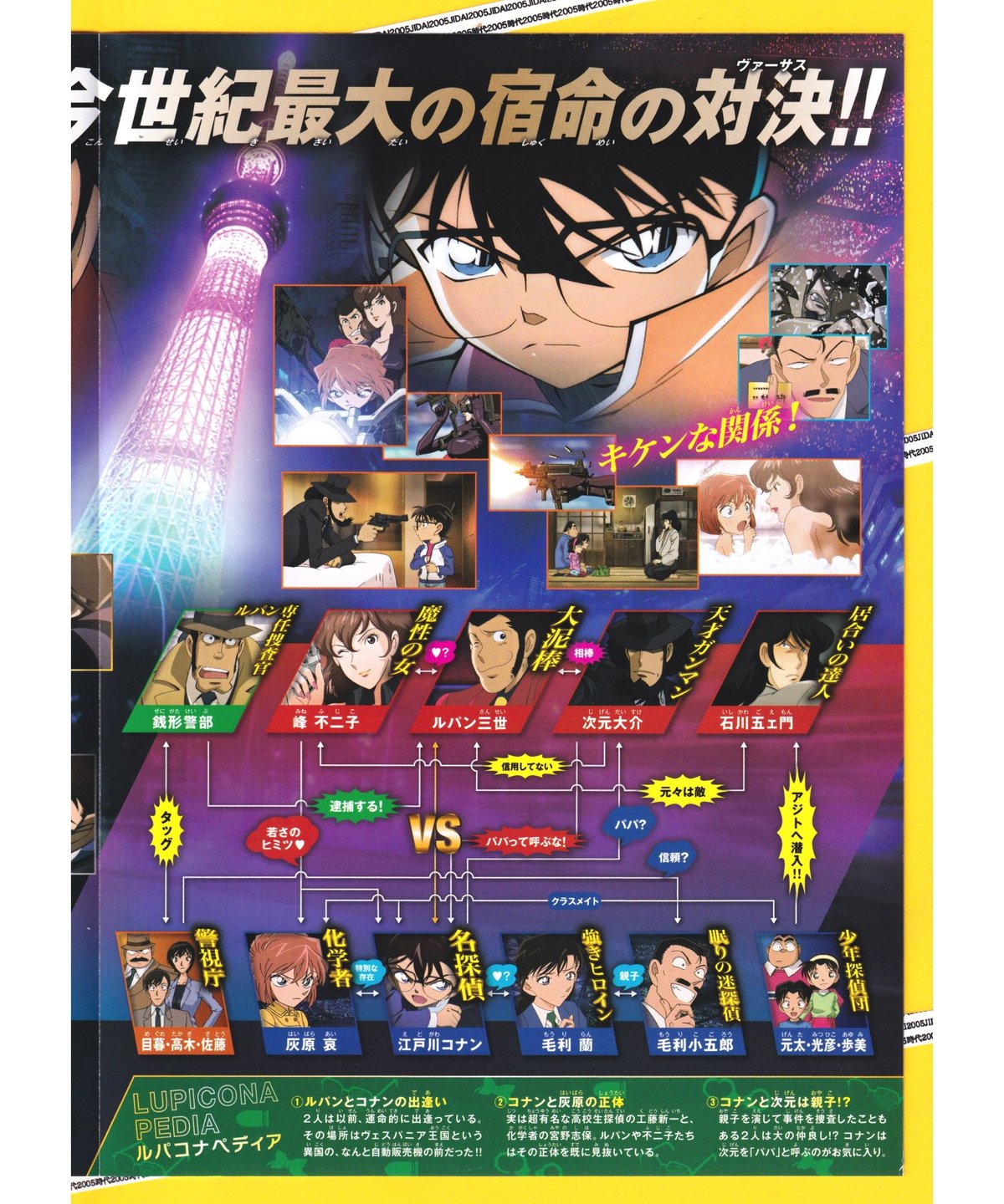 ②ルパン三世vs名探偵コナン THE MOVIE | 映画チラシ