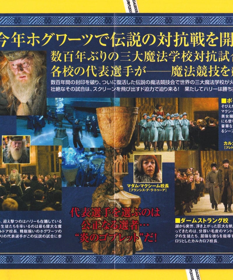 ③ハリー・ポッターと炎のゴブレット | 映画チラシ・フライヤー