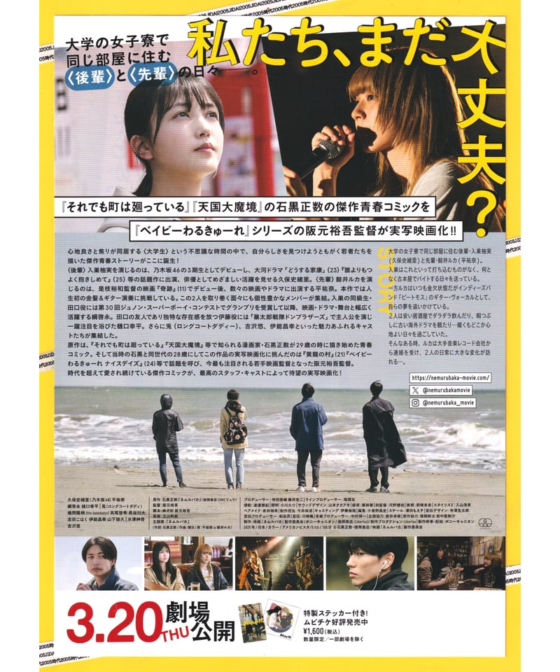 ネムルバカ | 映画チラシ・フライヤー・パンフレット販売 大辞典