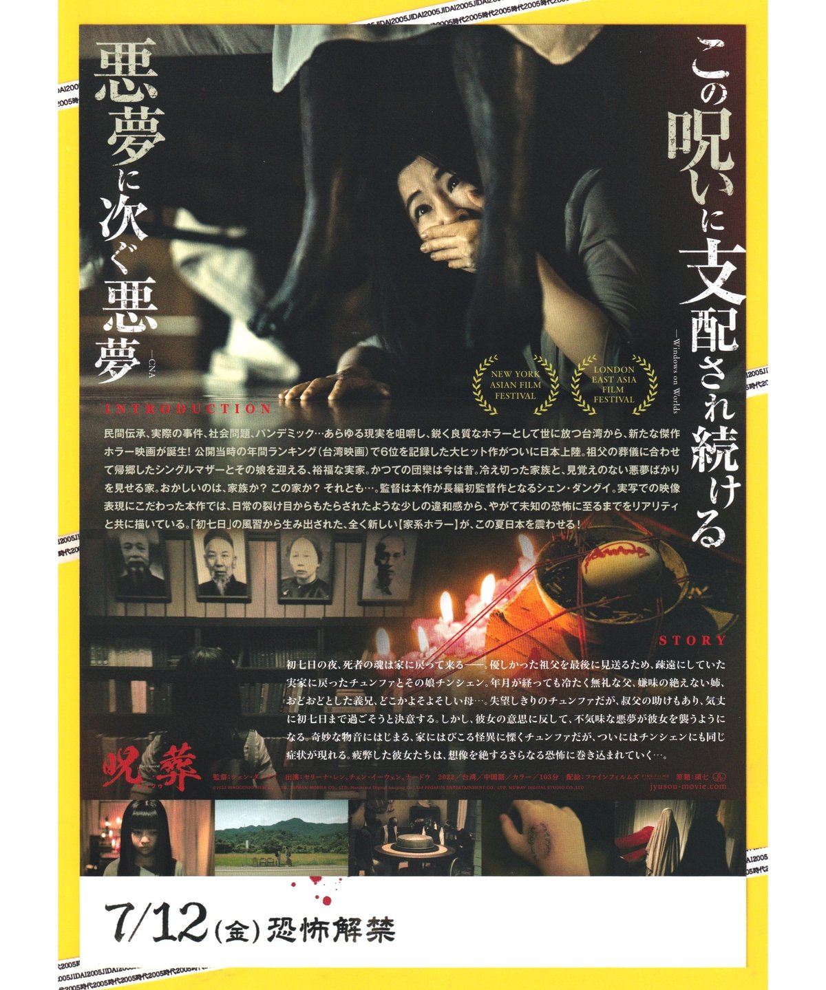 ガールファイト 映画チラシ（2種類×各3枚) + 特別優待割引券3枚