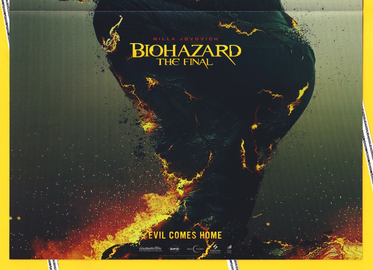 ②バイオハザード ザ・ファイナル | 映画チラシ・フライヤー