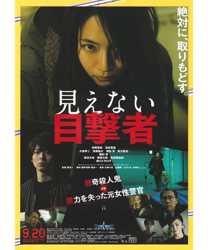②見えない目撃者【2019年公開日本版】 | 映画チラシ・フライヤー