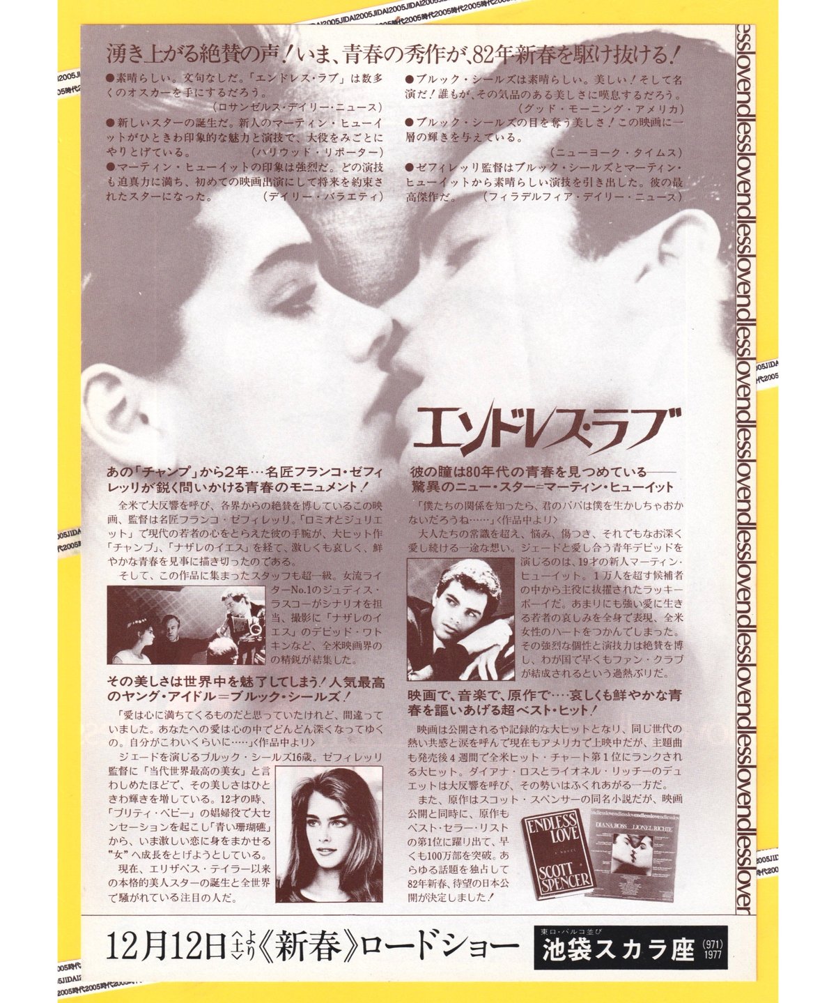Ⓟエンドレス・ラブ | 映画チラシ・フライヤー・パンフレット販売 大辞典