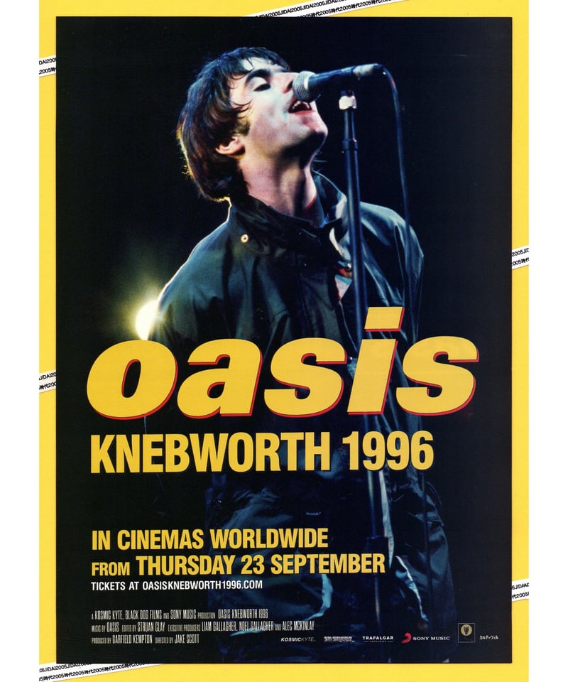 Oasis Knebworth 1996 パンフレット OASIS KNEBWORTH 1996 オアシス：ネブワース1996 | 映画チラシ・フライ