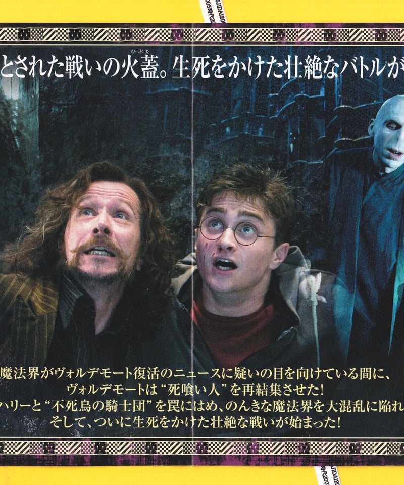 ④ハリー・ポッターと不死鳥の騎士団 | 映画チラシ・フライヤー