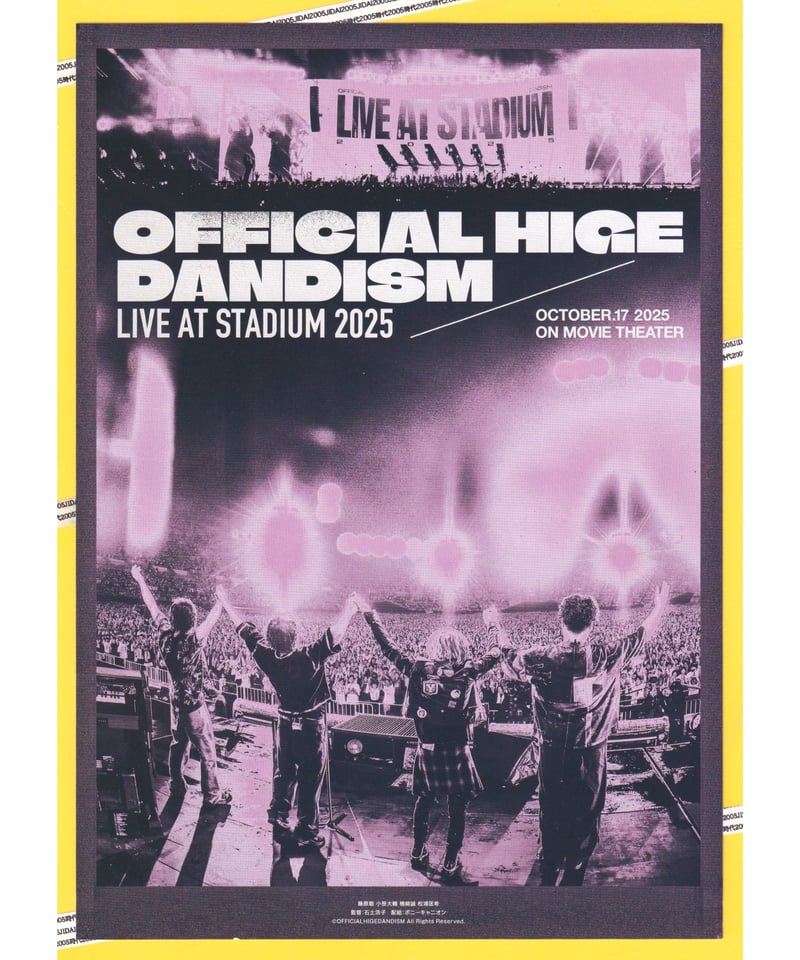 OFFICIAL HIGE DANDISM LIVE AT STADIUM 2025 | 映画