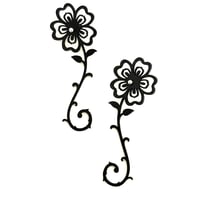 ピアスＳ   lady flower B-100