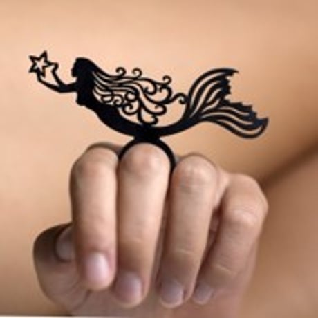 RING  Ｌ　 large mermaid AG-005