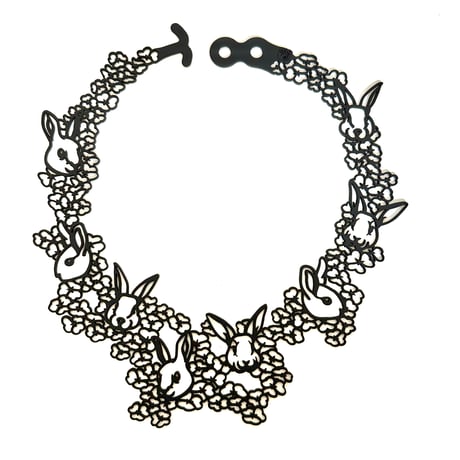 ネックレスＭ  rabbits CC-085