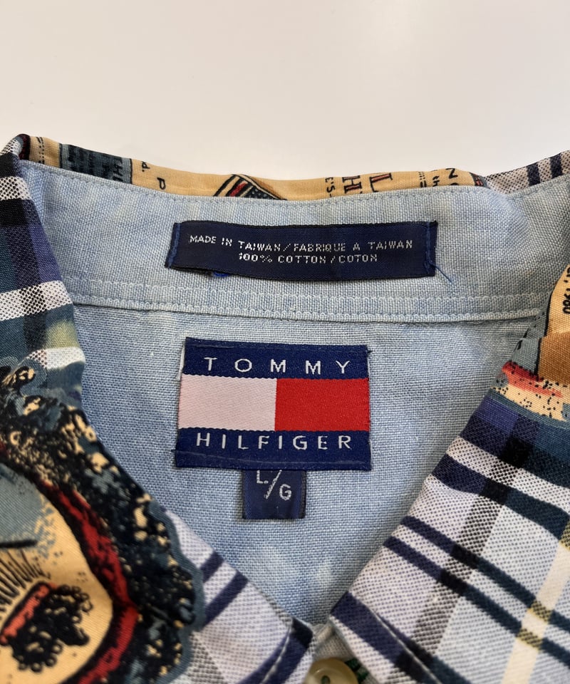 フラッグタグ 80s-90s トミーヒルフィガー（TOMMY HILFIGER）ボタン 