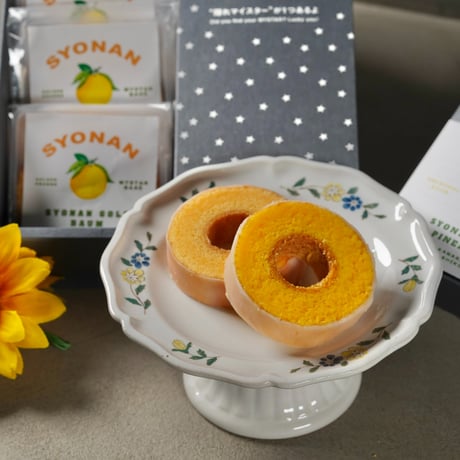 サマーバウムボックス（湘南ゴールドミニ３個・完熟パイナップルミニ２個入り）