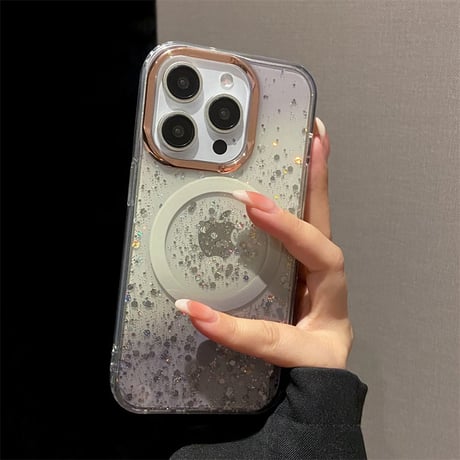 iphone16/16pro マグセーフ ケース iphone ケース グリッター キラキラ M254