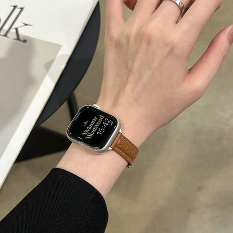 アップル ウォッチ バンド レザー apple watch バンド 磁石 細め M216