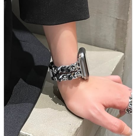 二 連 アップル ウォッチ バンド apple watch バンド チェーン M219