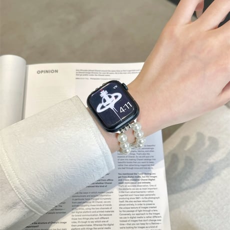 apple watch バンド マグネット パール アップル ウォッチ ブレスレット M077