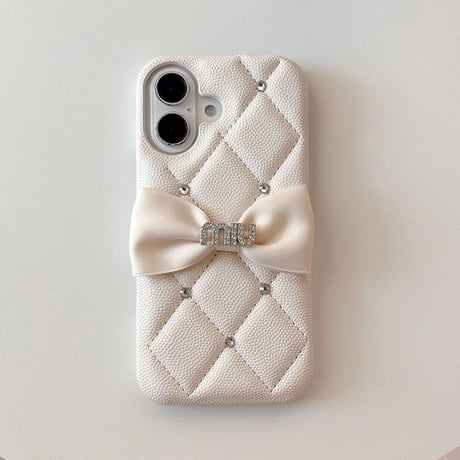 iphone ケース リボン デコ iphone ケース 韓国 かわいい M244