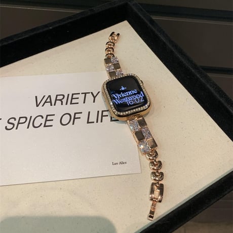 アップル ウォッチ バンド 女性 キラキラ apple watch ブレスレット M228