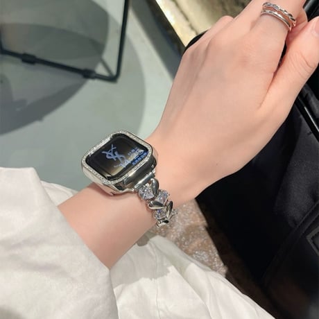 ジルコン アップル ウォッチ バンド キラキラ apple watch ブレスレット M098