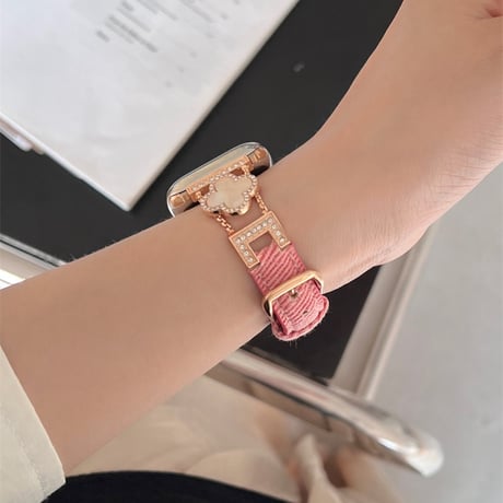 四つ葉のクローバー アップル ウォッチ バンド かわいい apple watch バンド レディース M111