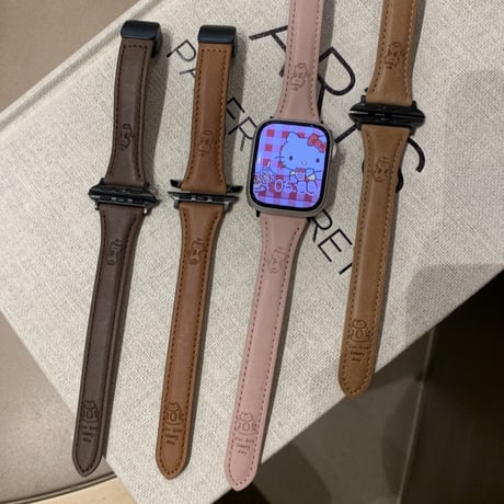 猫 アップル ウォッチ バンド かわいい レザー apple watch バンド マグネット M213