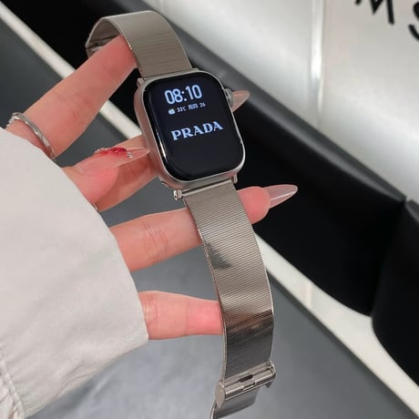 アップル ウォッチ バンド お 揃い apple watch バンド ステンレス「男女兼用」 M238