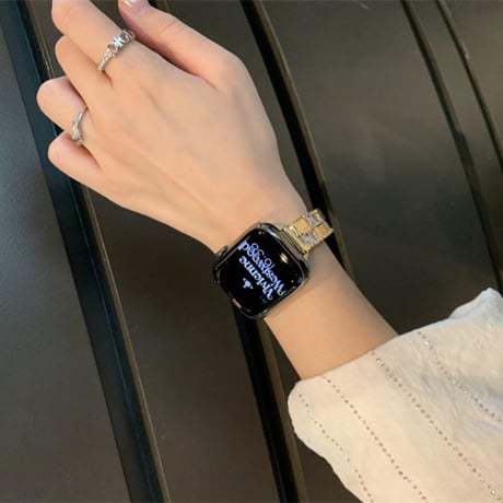 アップル ウォッチ バンド 女性 キラキラ apple watch ブレスレット M228