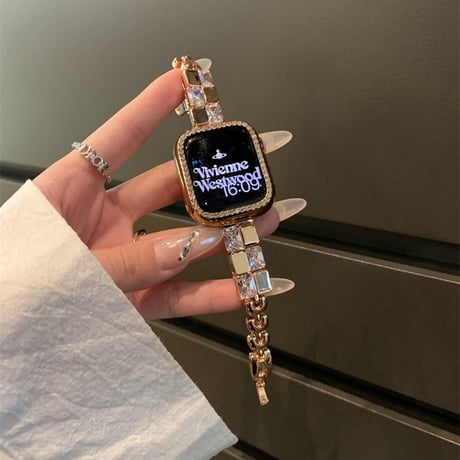 アップル ウォッチ バンド 女性 キラキラ apple watch ブレスレット M228