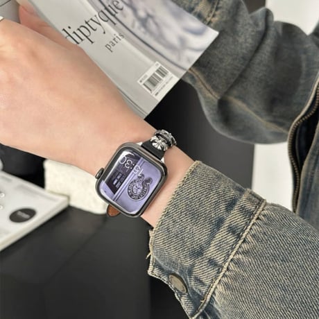 アップル ウォッチ バンド レザー apple watch バンド かっこいい 二 重 M141