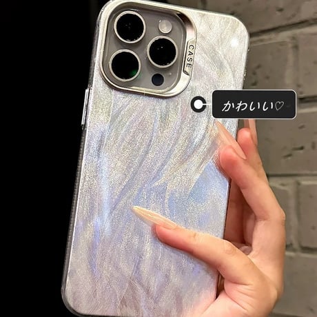 iphoneケース かわいい オーロラ iphone ケース キラキラ M061