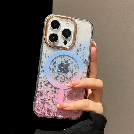 iphone16/16pro マグセーフ ケース iphone ケース グリッター キラキラ M254
