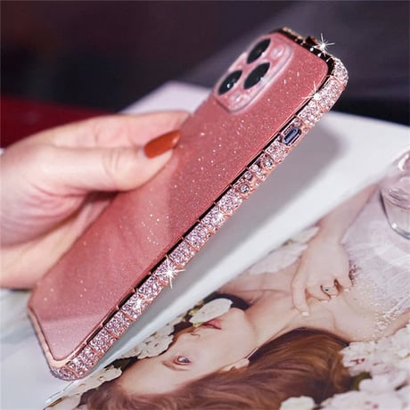 iphone アルミ バンパー iphone ケース キラキラ デコ M080