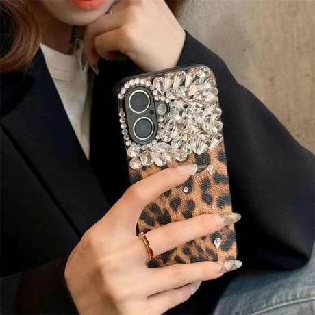 iphone ケース 豹 柄 スマホケース デコ 人気 女子  M218