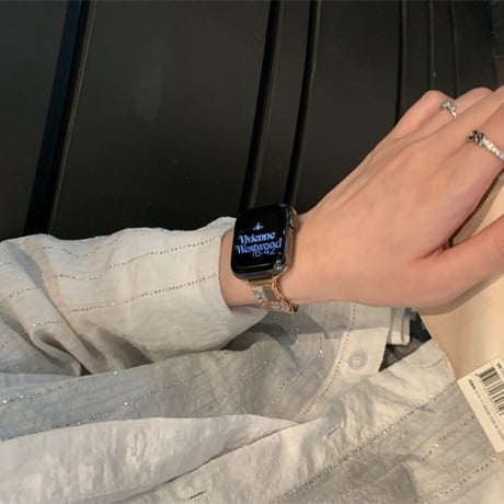 アップル ウォッチ バンド 女性 キラキラ apple watch ブレスレット M228