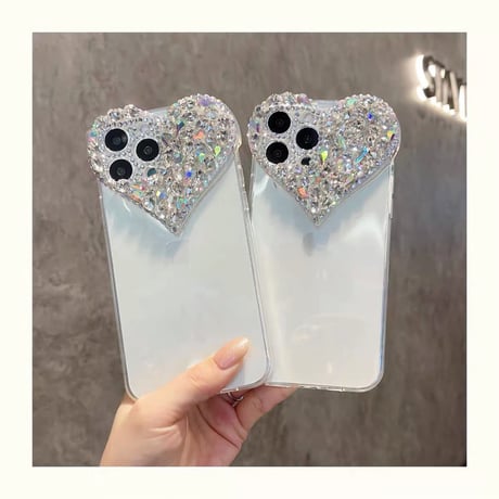 iphone15/15plusケース デコ iphone ケース クリア おしゃれ M035