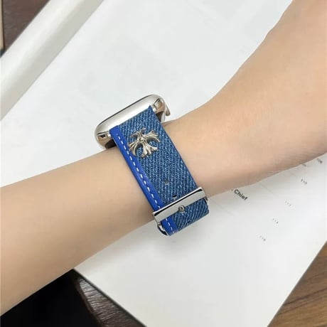アップル ウォッチ バンド デニム  apple watch series 10 バンド おしゃれ ストリート M190