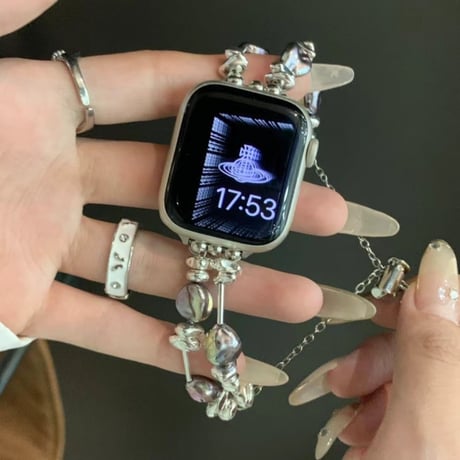 アップル ウォッチ バンド パール apple watch ブレスレット M119