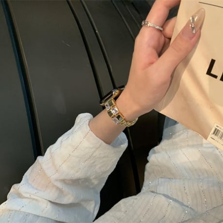 アップル ウォッチ バンド 女性 キラキラ apple watch ブレスレット M228