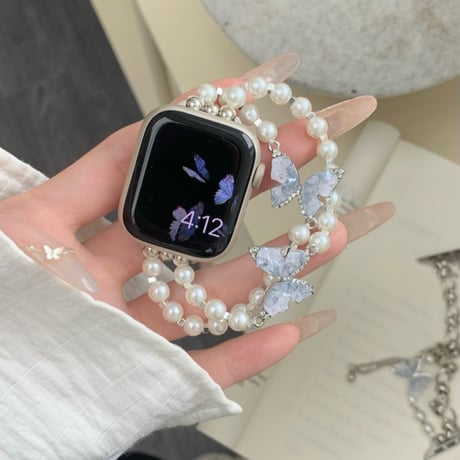 アップル ウォッチ ブレスレット apple watch Series 10 バンド レディース かわいい M101