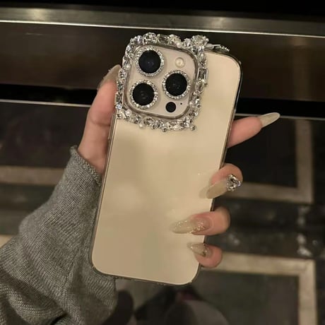 「カメラリングプレゼント！」iphone17/17pro ケース クリア iphone16/15 ケース ストーン デコ M287