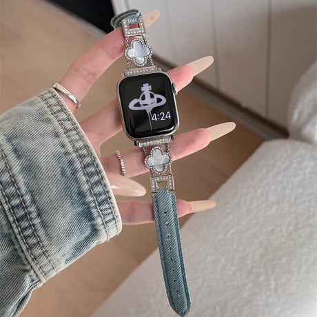 四つ葉のクローバー アップル ウォッチ バンド かわいい apple watch バンド レディース M111