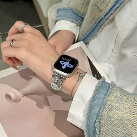 デニム アップル ウォッチ Series 10バンド かわいい apple watch バンド 人気 M132