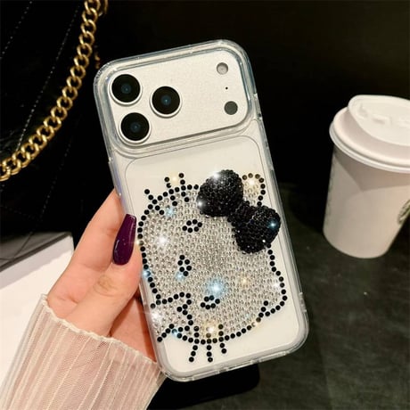 スマホケース デコ ストーン iphoneケース 人気 女子 リボン  M299