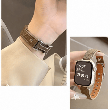 30％OFF! アップル ウォッチ Series10/11 レザー バンド apple watch se バンド 高級 細い M291
